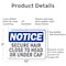 Signmission Secure Hair Close To Head Or Under Cap, 10 in W x Rectangle, Aluminum OS-2PACK-NS-A-710-L-16548 - alternate 4